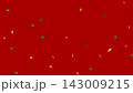 クリスマスや年末年始のお祝いに、金箔きらめく背景イラスト。 143009215