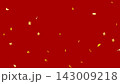 クリスマスや年末年始のお祝いに、金箔きらめく背景イラスト。 143009218