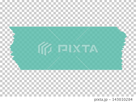 Simple masking tape illustration - green Simple masking tape illustration - green 143010284