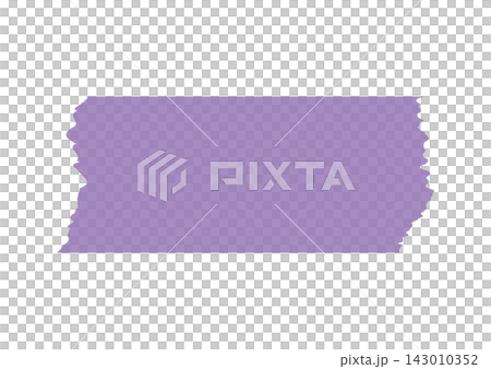 Simple masking tape illustration - purple 143010352