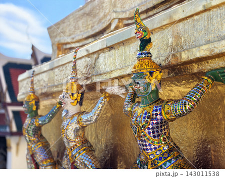 The demon guardians at the temple of the grand palace 143011538