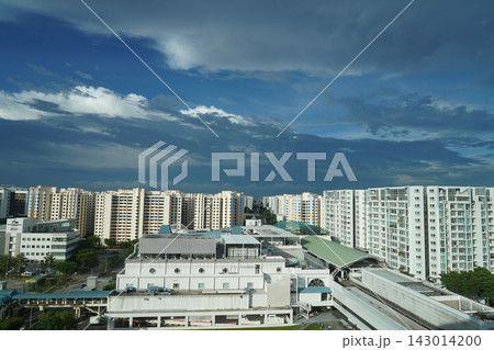 Singapore City View Tall Buildings and Metro System Singapore City View Tall Buildings and Metro System 143014200