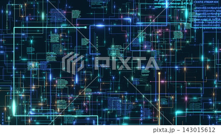 Programming code cyber security hack bg 3d render 143015612