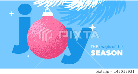 Trendy Xmas 2027 Design Template 143015931