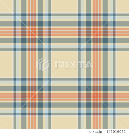 Infant texture vector tartan, scarf plaid seamless check. Interior background pattern textile fabric in light and orange colors. Infant texture vector tartan, scarf plaid seamless check. Interior background pattern textile fabric in light and orange colors. 143016052