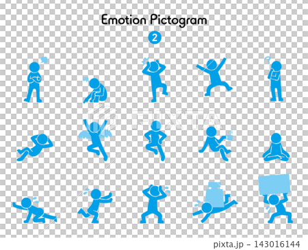 Stick figure pictogram Emotion 2 Stick figure pictogram Emotion 2 143016144