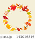 eAutumn Banner And Colourfull Autumn Leaves Vector Illustration 143016816