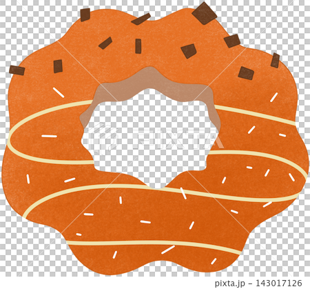 orange flavored donut orange flavored donut 143017126