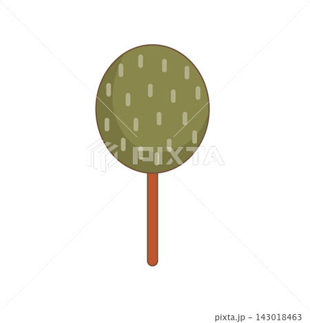 A tree isolated on a white background a stylized vector illustration. 143018463