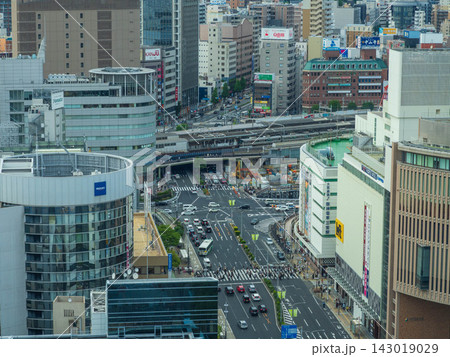 神戸市役所の展望階より三宮の中心街の景観 神戸市役所の展望階より三宮の中心街の景観 143019029