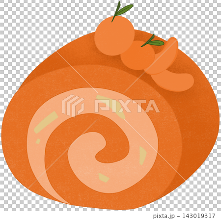 orange roll cake orange roll cake 143019317