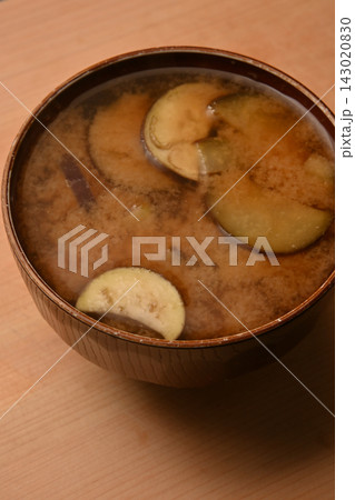 ナスの味噌汁 茄子の味噌汁 ナスの味噌汁 茄子の味噌汁 143020830