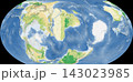 世界植生地図 イコールアース図法 143023985