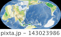 世界植生地図 イコールアース図法 143023986