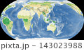 世界植生地図 イコールアース図法 143023988