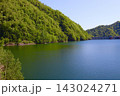 新緑の美しい湖 143024271