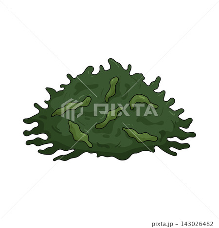 Illustration of tea leaves 143026482