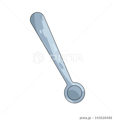 Illustration of tea spoon 143026488