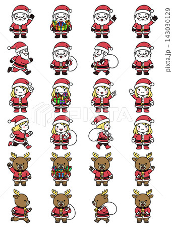 クリスマスキャラクターポーズ集 143030129