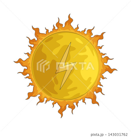 Illustration of Sun energy Illustration of Sun energy 143031762
