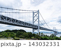 備讃の空を貫くスチールライン 143032331