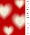 Blurred hearts on a red background, crumpled paper. Valentines Day or a romantic backdrop 143032406