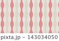 赤と金の立涌和柄シームレスパターン 143034050