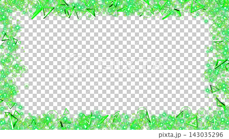 Glitter Triangle Frame Effect Green Glitter Triangle Frame Effect Green 143035296