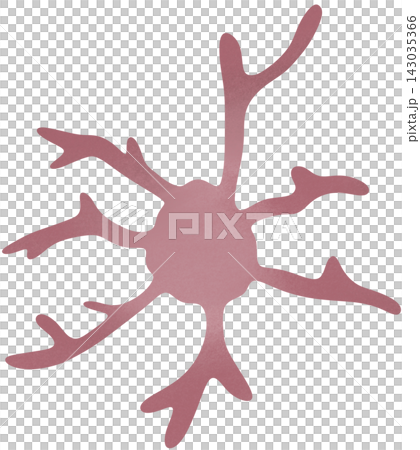 microglial cell illustration microglial cell illustration 143035366