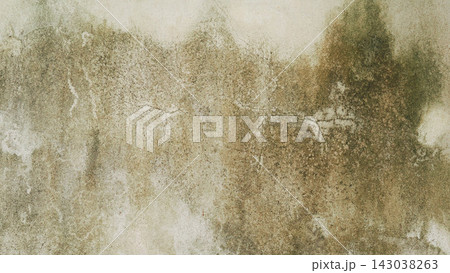 Full frame background texture of weathered old concrete wall with green moss and fungus Full frame background texture of weathered old concrete wall with green moss and fungus 143038263
