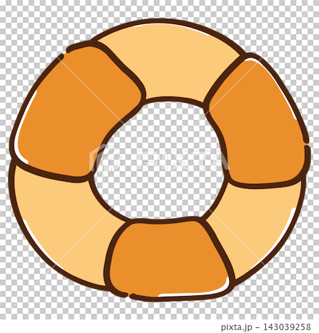 Illustration of a Lifebuoy Illustration of a Lifebuoy 143039258