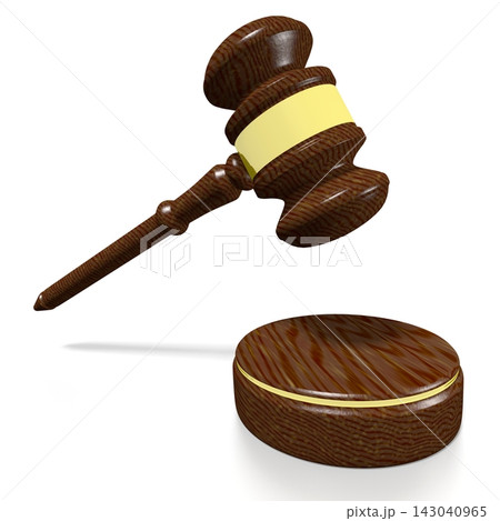 3D gavel - justice/ law concept 3D gavel - justice/ law concept 143040965