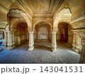 The famous Amber Fort, the fortified residence of Raja Man Singh I in the northern suburbs of Jaipur, India 143041531