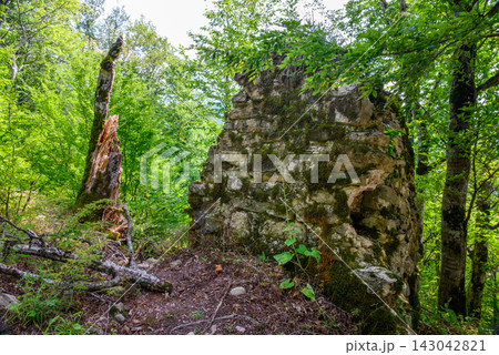 Kvetera Fortress, 10th century Georgian Orthodox architecture in the Kakheti Region of Georgia Kvetera Fortress, 10th century Georgian Orthodox architecture in the Kakheti Region of Georgia 143042821