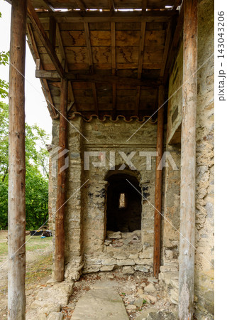 Dzveli Shuamta Monastery (Old Shuamta) complex of early medieval Georgian Orthodox monuments near Telavi in the Kakheti region of Georgia 143043206