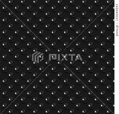 Geometric dark abstract pattern design with 3d glossy spheres Geometric dark abstract pattern design with 3d glossy spheres 143044843