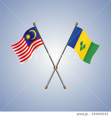 Malaysia and ST. Vincent Grenadines flag relations 143048142