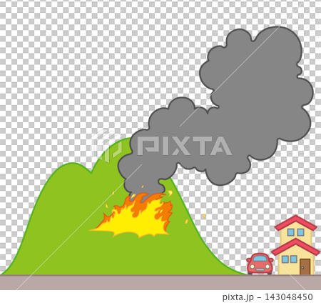 山火事のアイコン 143048450