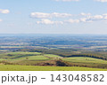 ナイタイ高原牧場の展望台から望む十勝平野の絶景（秋の北海道） 143048582