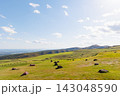 ナイタイ高原牧場の展望台から望む十勝平野の絶景（秋の北海道） 143048590