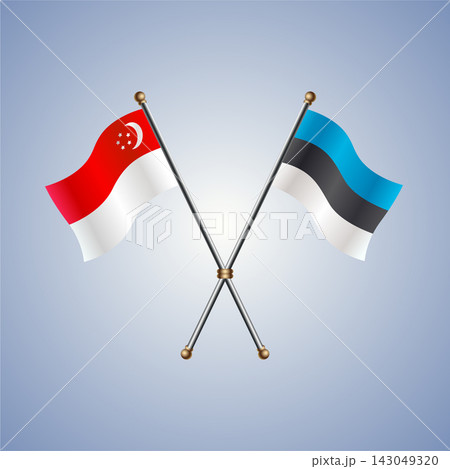 Singapore and Estonia flag relations 143049320
