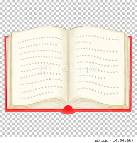 一本打開的書,上面寫著字。 一本打開的書,上面寫著字。 143049667