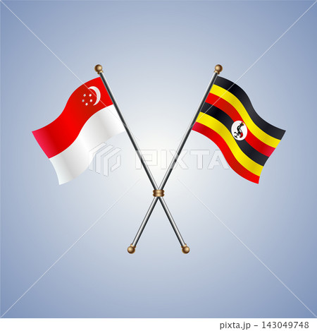 Singapore and Uganda flag relations 143049748