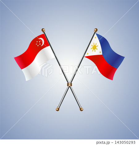 Singapore and Philippines flag relations 143050293