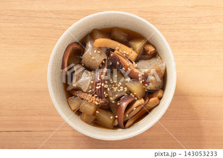 いか こんにゃく 煮物 いか こんにゃく 煮物 143053233
