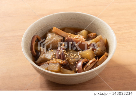 いか こんにゃく 煮物 いか こんにゃく 煮物 143053234