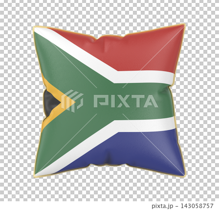 Pillow with the flag of South Africa Pillow with the flag of South Africa 143058757