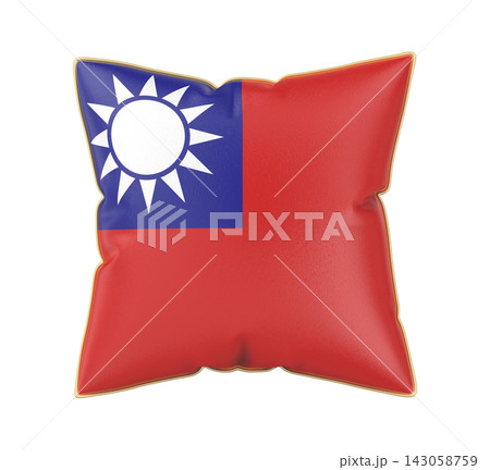 Pillow with the flag of Taiwan 143058759