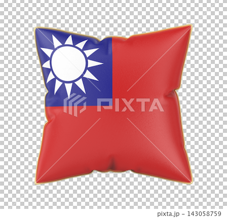 Pillow with the flag of Taiwan 143058759