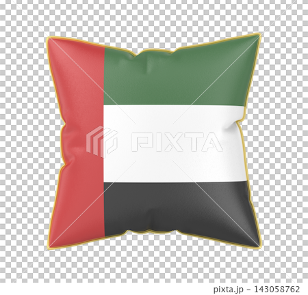 Pillow with the flag of the United Arab Emirates Pillow with the flag of the United Arab Emirates 143058762